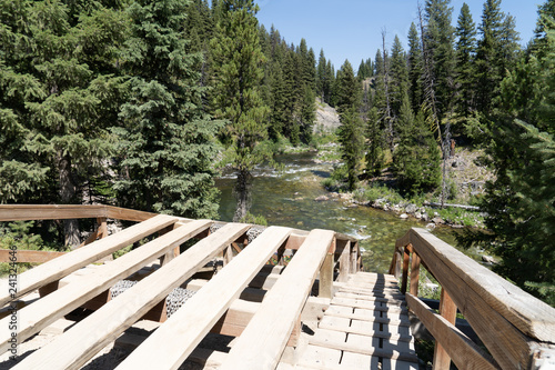 Top View Of The Raft And Boating Launch In Boundary Creek Area Of