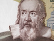 Galileo Galilei on Italy money. Genius inventor, philosopher, astronomer, mathematician. Famous scientist in physics and astronomy, discoverer of telescope.