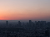 Fototapeta  - Skyline of Tokyo while Sunset