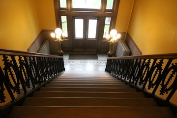 Canvas Print - staircase in interior