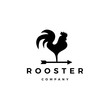 © gaga vastard - rooster logo vector arrow icon illustration