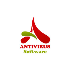 Fototapete - Antivirus software vector icon
