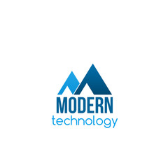 Poster - Vector badge for modern technology business