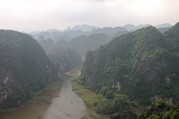 Hang Mua Temple Ninh Binh Province, Ha Noi Vietnam Dec 2018