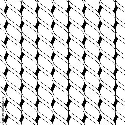 Fotografie, Obraz Seamless pattern of linear twisted spiral