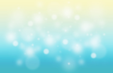 Wall Mural - abstract decoration bokeh background made pastel tone yellow to blue glitters and light texture back