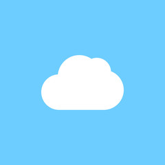 White cloud graphic icon design template illustration