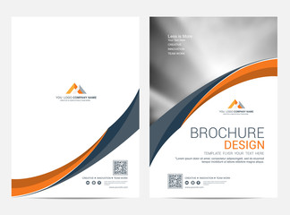 Wall Mural - brochure template flyer design vector background
