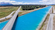 Ohau A Hydroelectri Canals at Twizel, Aoraki, Mount Cook, New Zealand, South Island, NZ