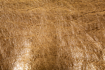 gold foil texture. bronze metal background texture