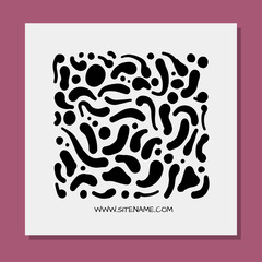 Poster - Greeting cards design, abstract liguid background