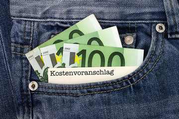 Sticker - Kostenvoranschlag