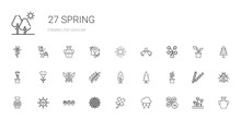 Spring Icons Set
