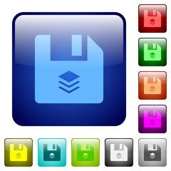 Sticker - Multiple files color square buttons