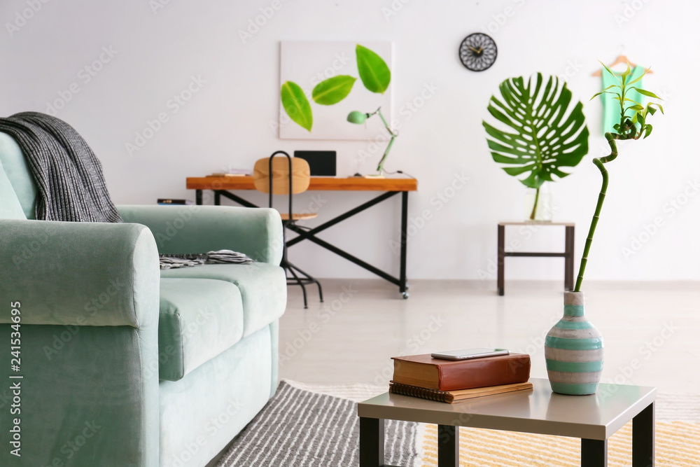 Beautiful interior of modern living room