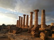 Architectural monuments in Agrigento city, Sicily, Italy