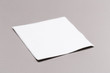 paper napkin on gray background.