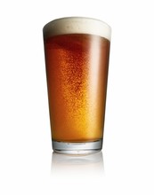 Glass Of Beer Isolated On A White Background