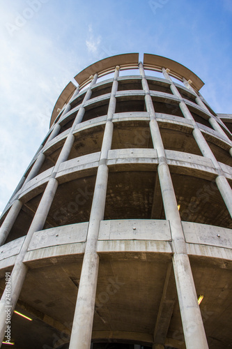 circular ramp in a parking garage Stock Photo | Adobe Stock