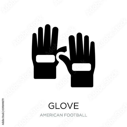 Fotografija glove icon vector on white background, glove trendy filled icons