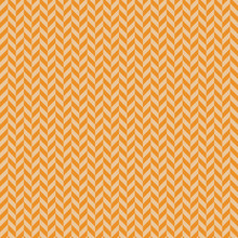 Herringbone Seamless Pattern - Tinted Orange And White Herringbone Texture