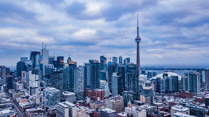 Sticker - Downtown Toronto CN Tower Aerial