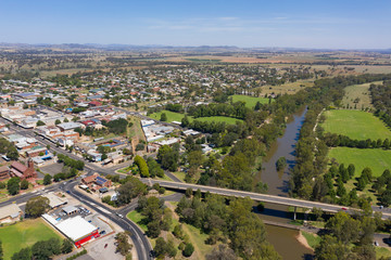 Wall Mural - the central western new south wales town of cowra.