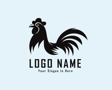 Chicken, Rooster Drawing Art Logo Design Inspiration