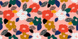 © Nadia Grapes - Floral abstract seamless pattern. Vector design for different surfases.