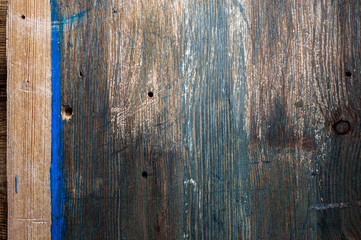 Wall Mural - Painted wood board texture with grunge pattern.