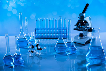 Development, Scientific glassware for chemical experiment