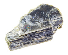 Rough Muscovite Mica (common Mica) Stone On White