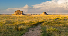 Along The Pawnee Pioneer Trails Scenic Byway In The Pawnee National Grasslands, Colorado.