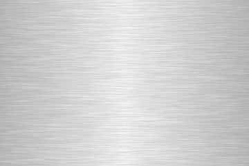 Wall Mural - Seamless brushed metal texture. Steel background. Vector illustration.
