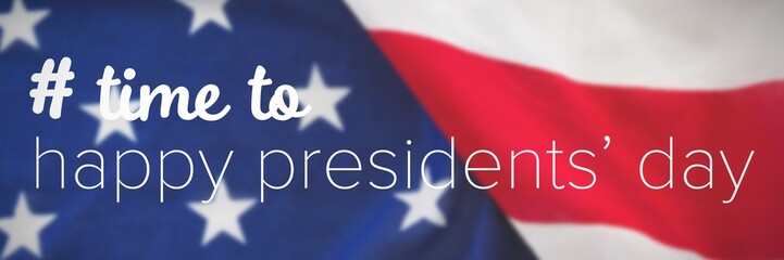 Poster - Presidents Day Message with Copy Space