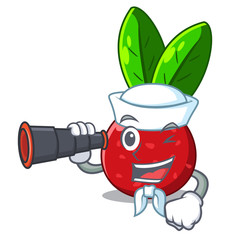 Sticker - Sailor with binocular fruit yangmei in the cartoon fridge