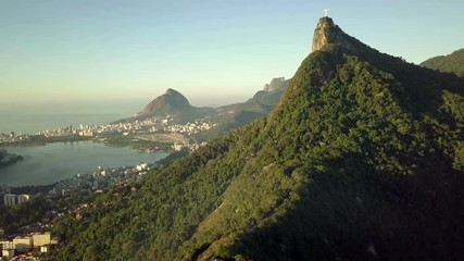 Fototapete - Aerial view of Rio de Janeiro, Brazil