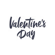 © vpanteon - Valentines day lettering isolated text, Vector illustration