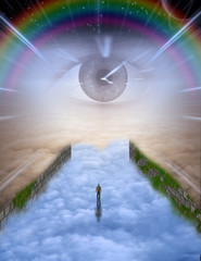 Wall Mural - before the eye of creator