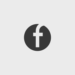 Aufkleber - Vector letter icon. Logo for your design.