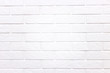 © Roman - White wall of light brick, background with white brick.