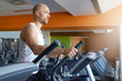 © gzorgz - Man doing cardio training on treadmill