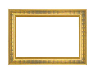 Wall Mural - Golden picture frame