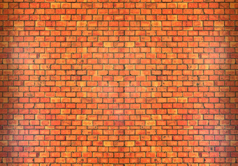 Sticker - old rustic red brick wall texture