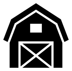 Sticker - Barn Building Farm Icon