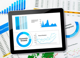 Wall Mural - Financial statistics