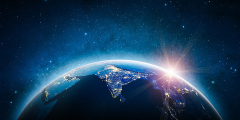 Canvas Print - asia planet earth. elements of this image furnished by nasa