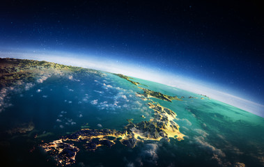 japan from space