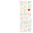 © rudut2015 - Vector doodle set with kindergarten children. Small kids play, learn, having fun together