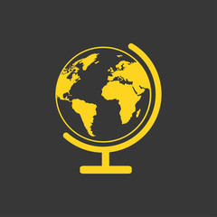 Wall Mural - vector circle globe the world sign symbol icon logo design inspiration